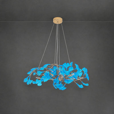 Tricolordeer Botanical Linear Multi-Light Chandelier