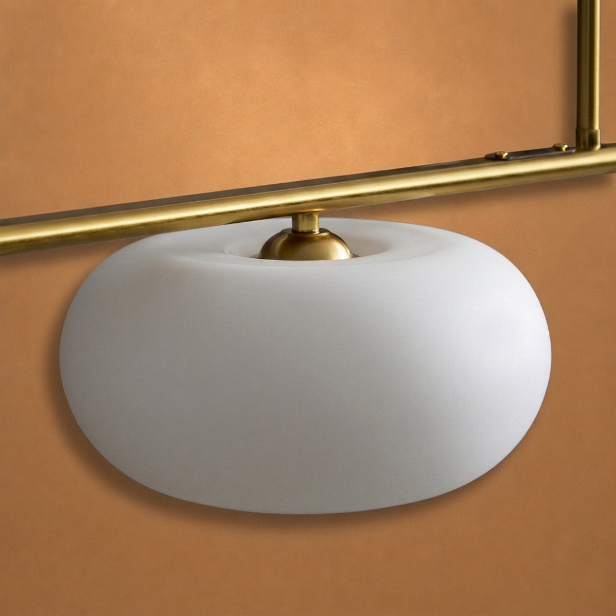 3-Light Linear Glass Pendant Fixture