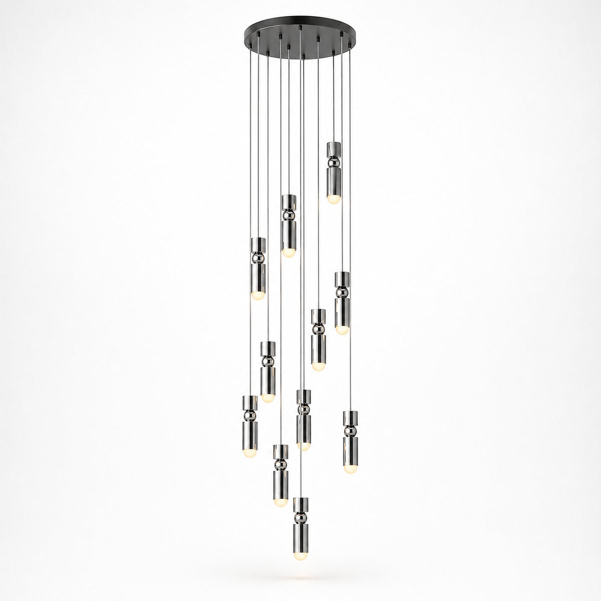 Geometric Cylinder Cluster Pendant Light