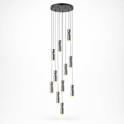 Geometric Cylinder Cluster Pendant Light