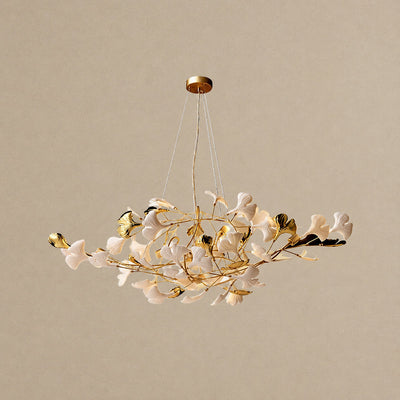 Tricolordeer Botanical Oval 6-10 Light Chandelier