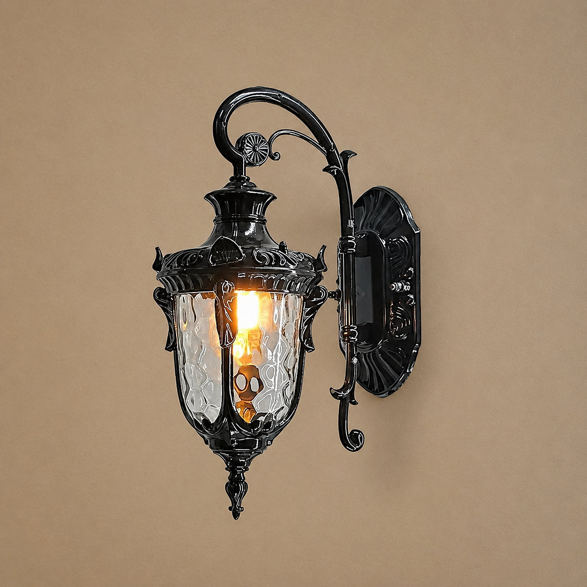 Heritage Outdoor Wall Lamp, Black for Living Room