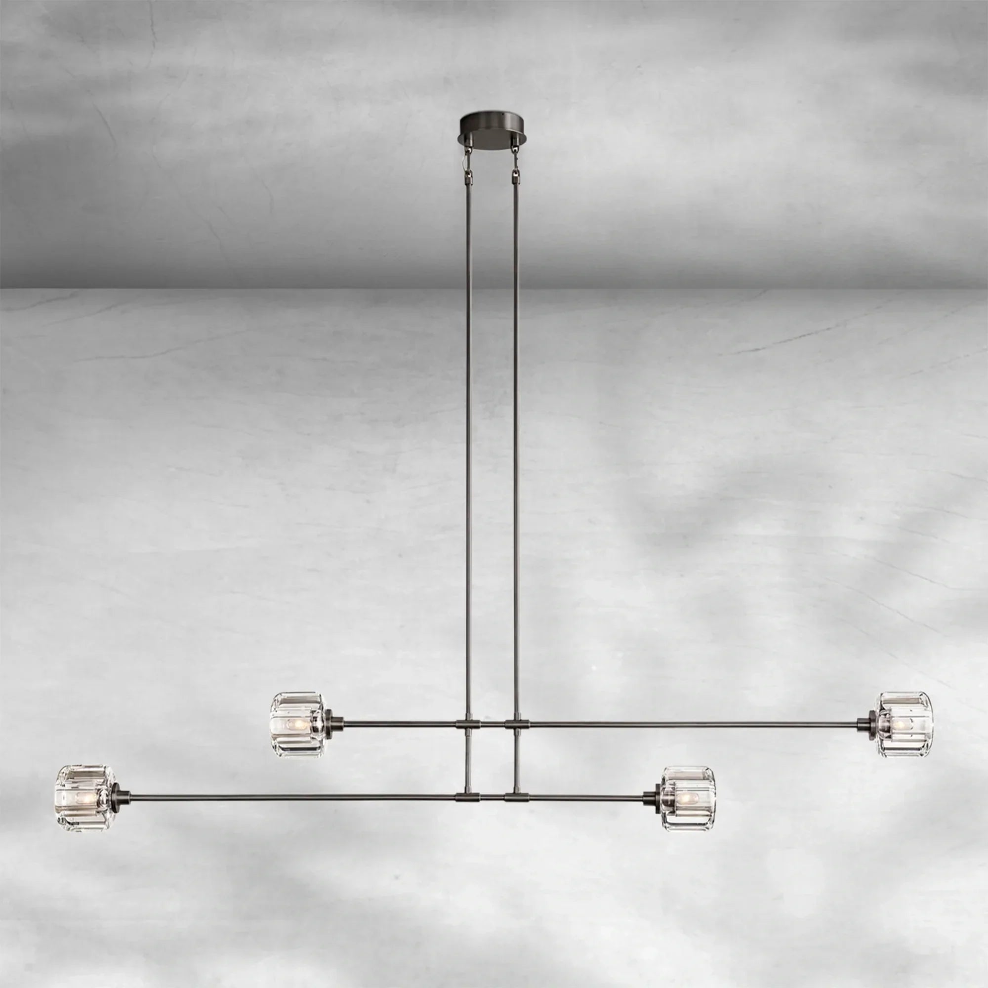 Delume Mobile Linear Chandelier 54" 72"