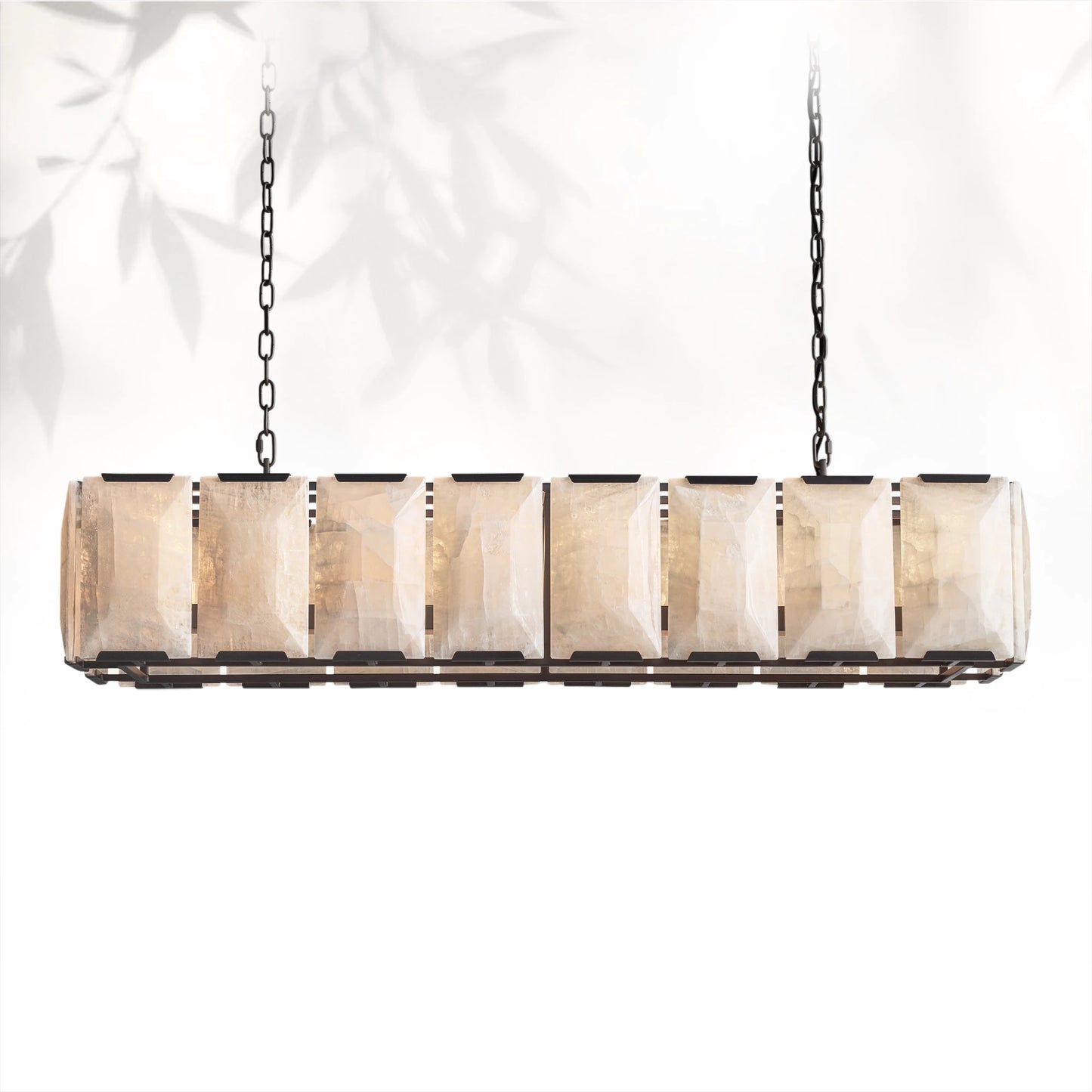 Harlows Calcite Rectangular Chandelier