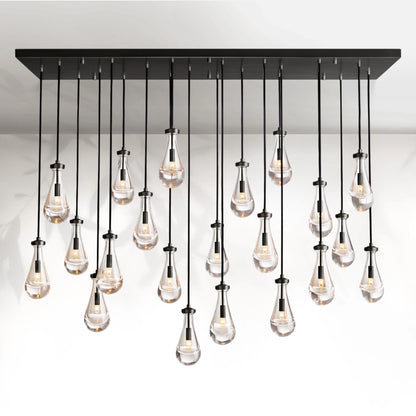 Raindrop Rectangular Chandelier
