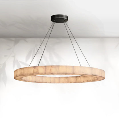 Rivaga Calcite Round Chandelier