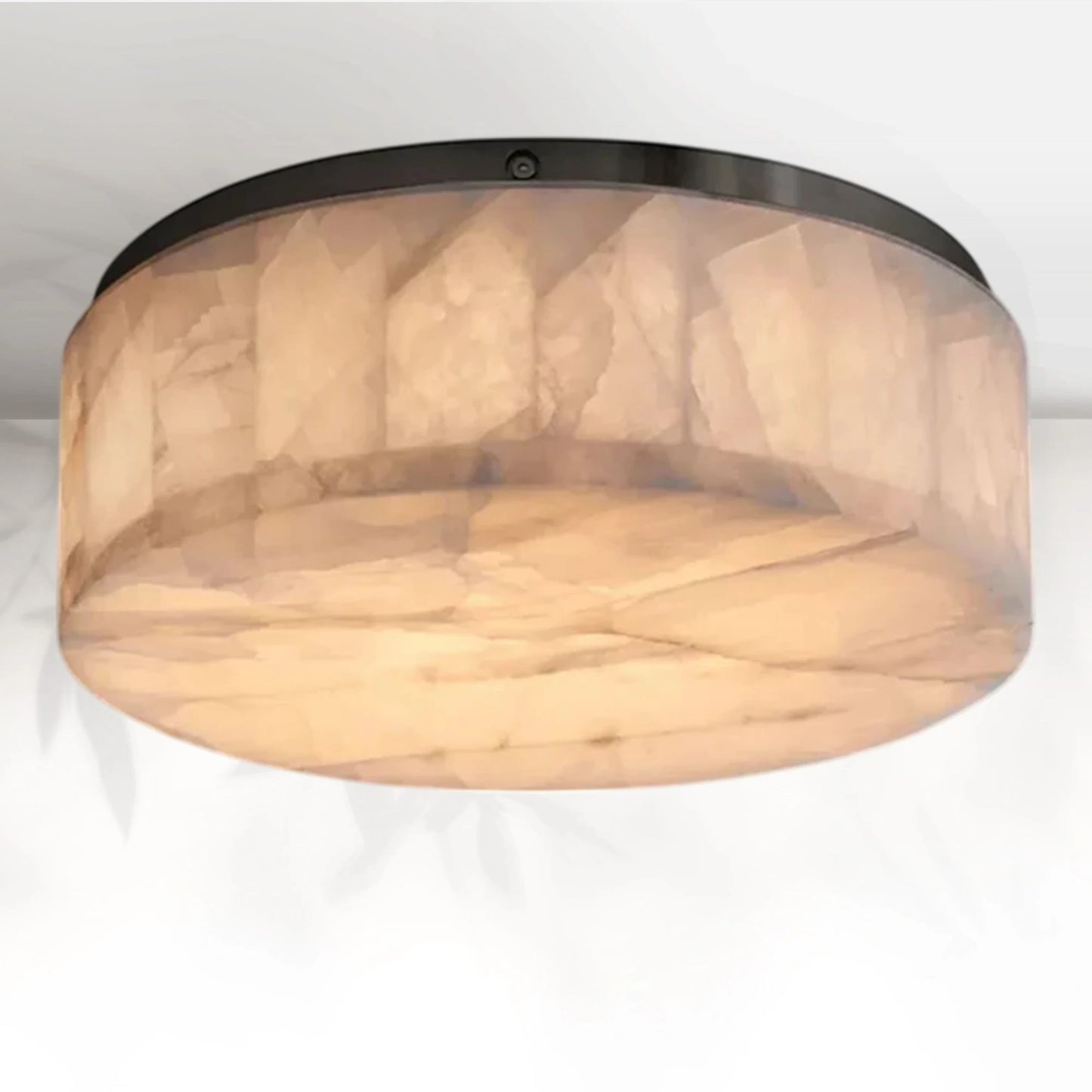 Rivaga Calcite Round Flushmount 6"10"14"