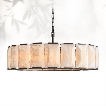 Harlows Calcite Round Chandelier