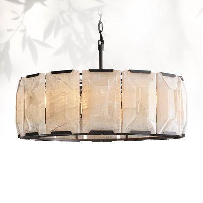 Harlows Calcite Round Chandelier