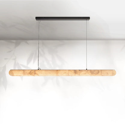 Rivaga Lisse Alabaster Linear Chandelier 60" 80"