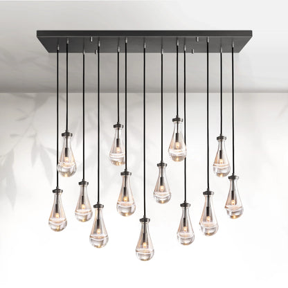 Raindrop Rectangular Chandelier
