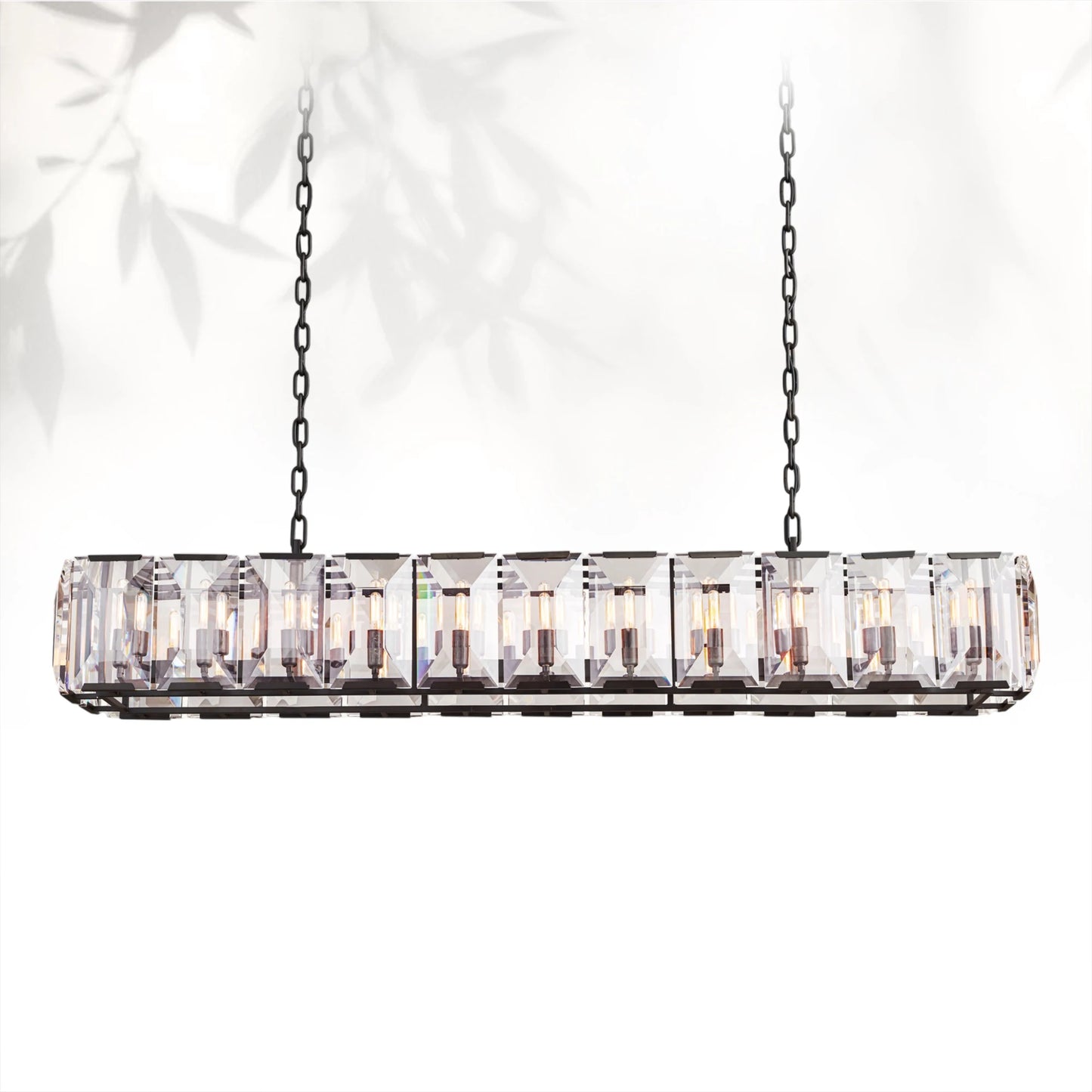 Harlows Crystal Rectangle Chandelier