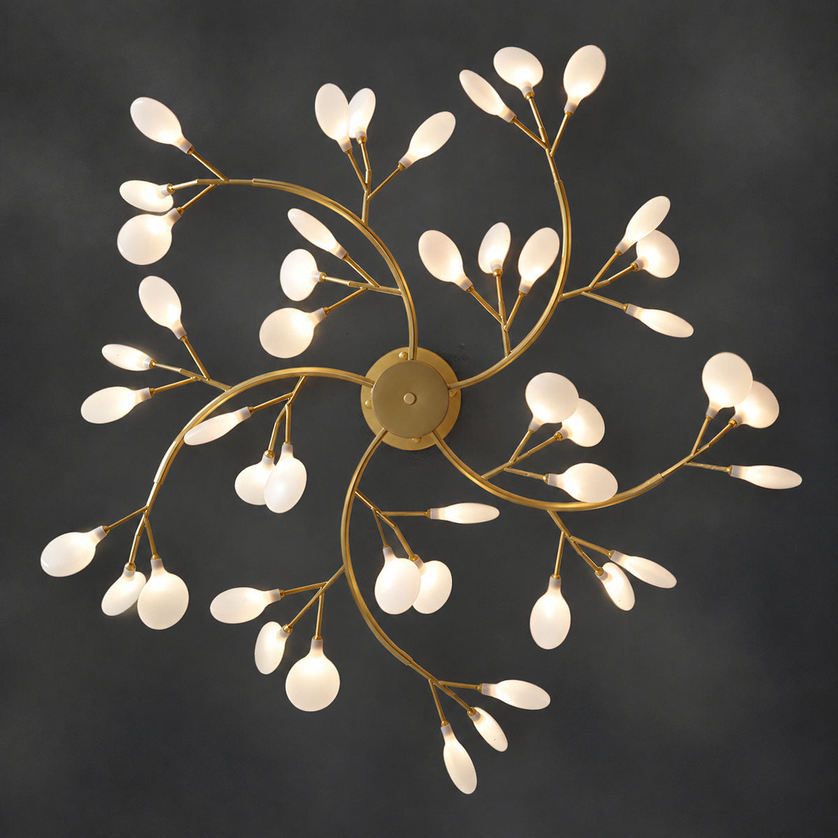 Firefly Starburst Glass Sputnik Chandelier