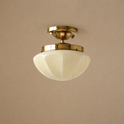 Tricolordeer Art Deco Glass Ceiling Lamp
