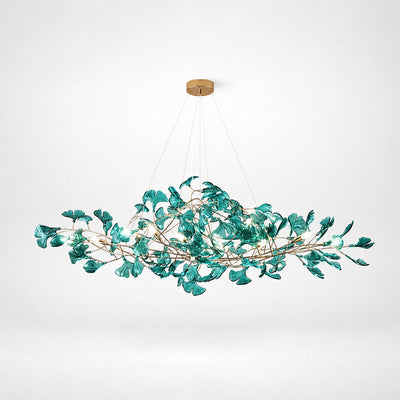 Tricolordeer Botanical Linear Multi-Light Chandelier