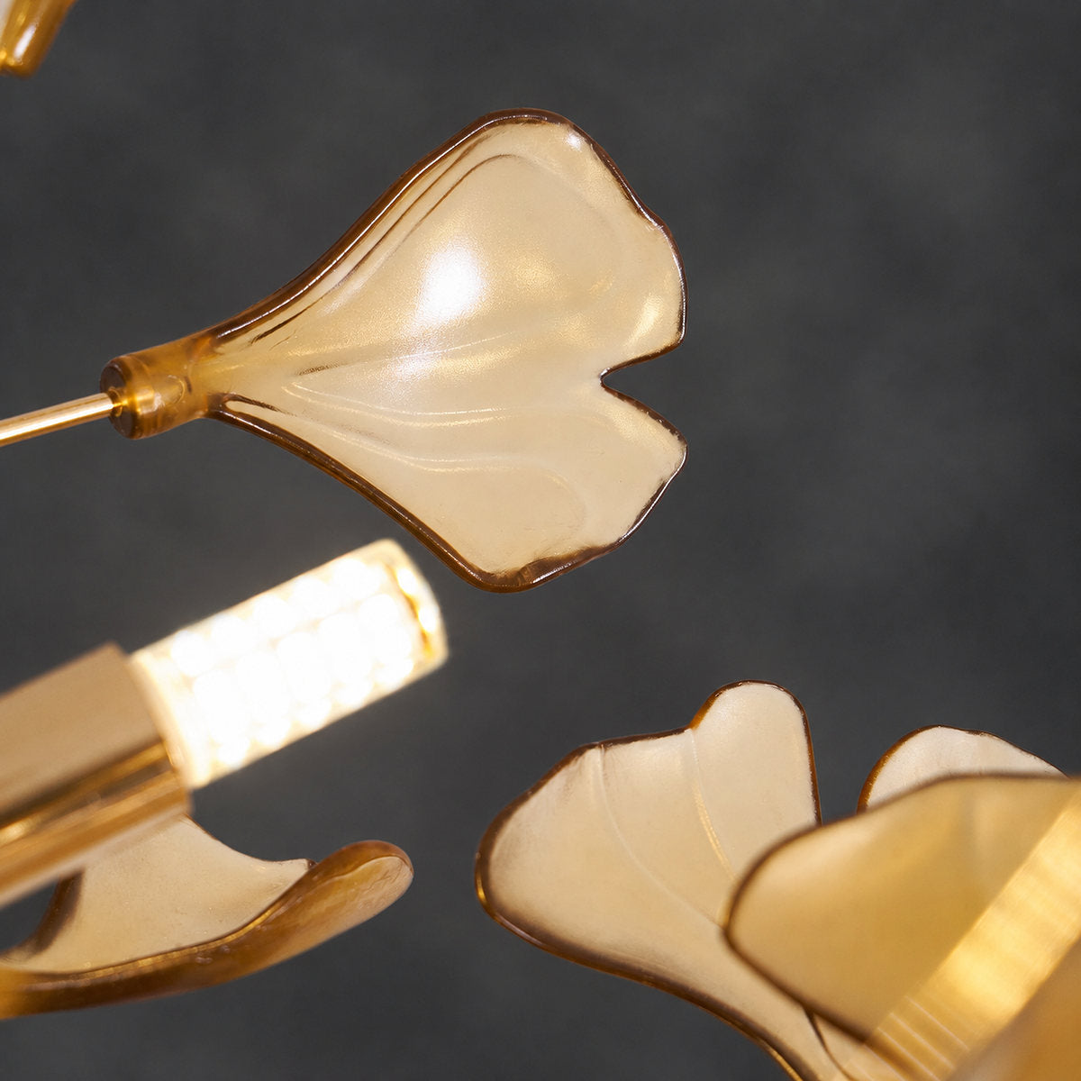 Tricolordeer Botanical Linear Multi-Light Chandelier
