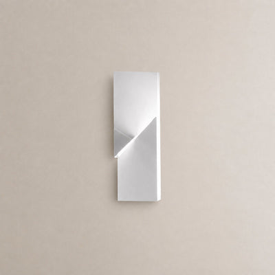 Shadows Grand Wall Lamp, L 11.8-Inch, White & Wired version, Wired & Warm Light for Living Room