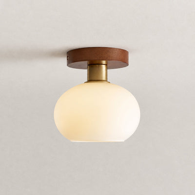 Tricolordeer Artisan Opal Glass Ceiling Lamp