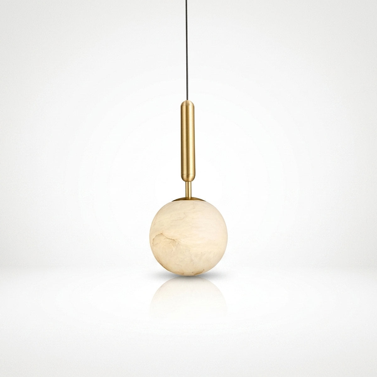 Alabaster Globe Pendant Light Collection for Dining Room & Living Room
