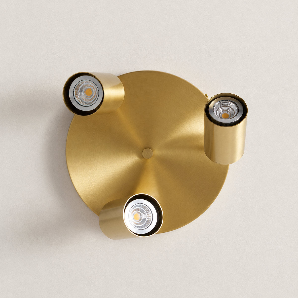Barrel-Inspired Round Ceiling Light