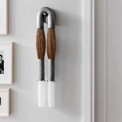 Double Head Antonia Horsehair Sconce