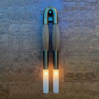 Double Head Antonia Horsehair Sconce