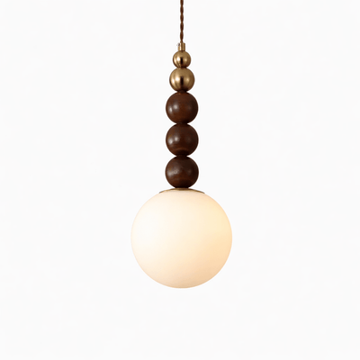 Artisan Wood and Glass Pendant Collection for Dining Room & Living Room