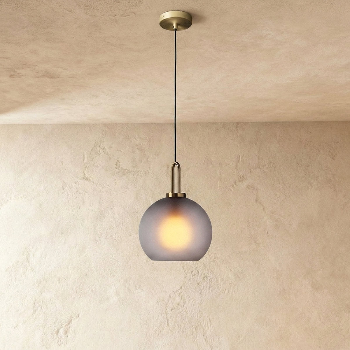 Minimalist Artisan Glass Pendant Light