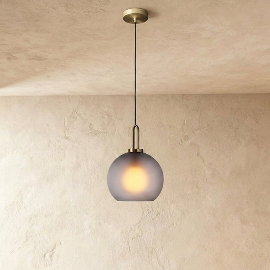 Minimalist Artisan Glass Pendant Light