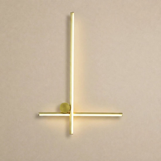 Coordinates Wall Lamp, L 31.5-Inch x H 3.5-Inch, Black, Warm Light for Living Room