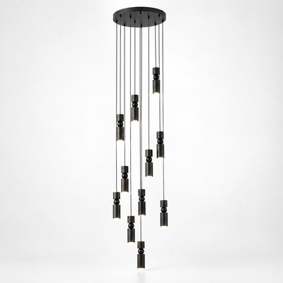 Geometric Cylinder Cluster Pendant Light