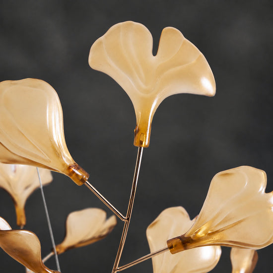 Tricolordeer Botanical Linear Multi-Light Chandelier