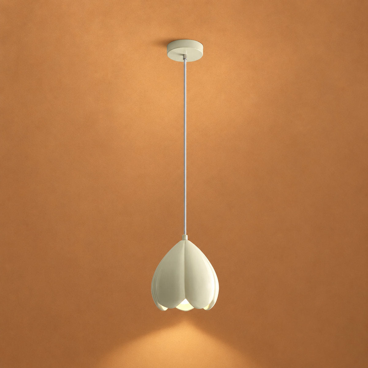 Minimalist Sculptural Resin Pendant Light for Dining Room & Bathroom