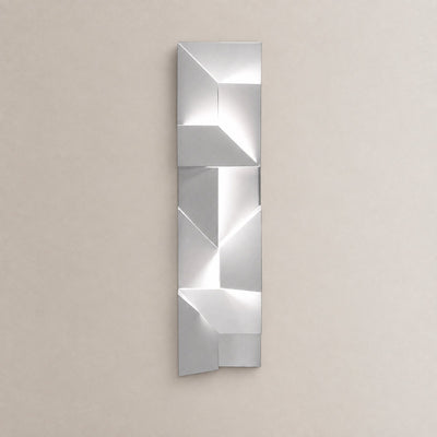 Shadows Grand Wall Lamp, L 11.8-Inch, White & Wired version, Wired & Warm Light for Living Room