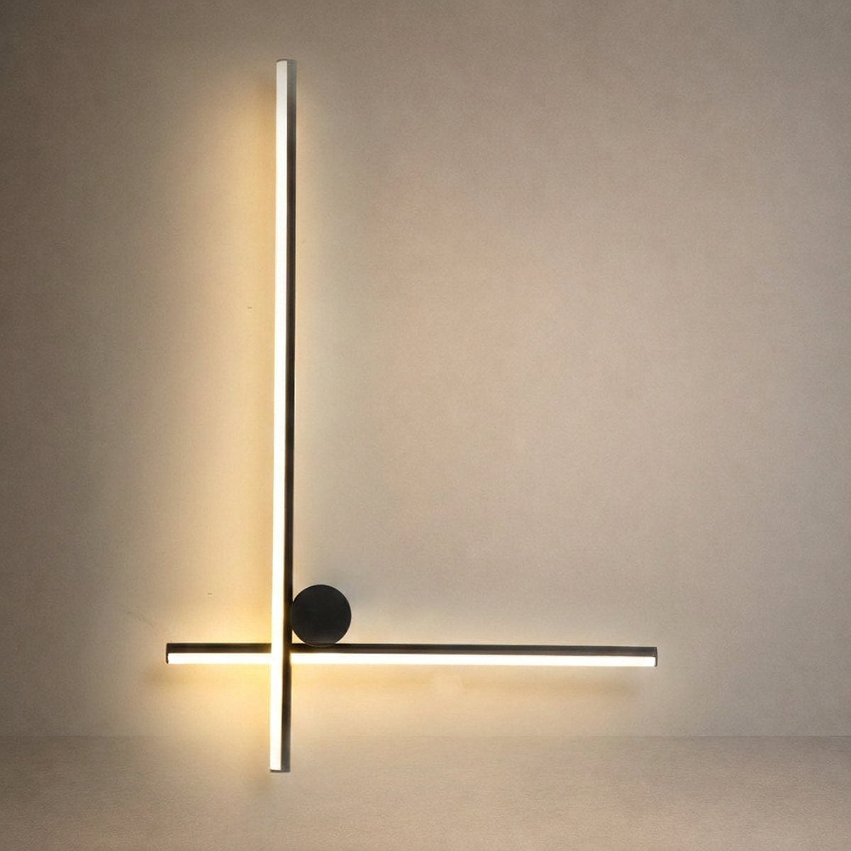 Coordinates Wall Lamp, L 31.5-Inch x H 3.5-Inch, Black, Warm Light for Living Room