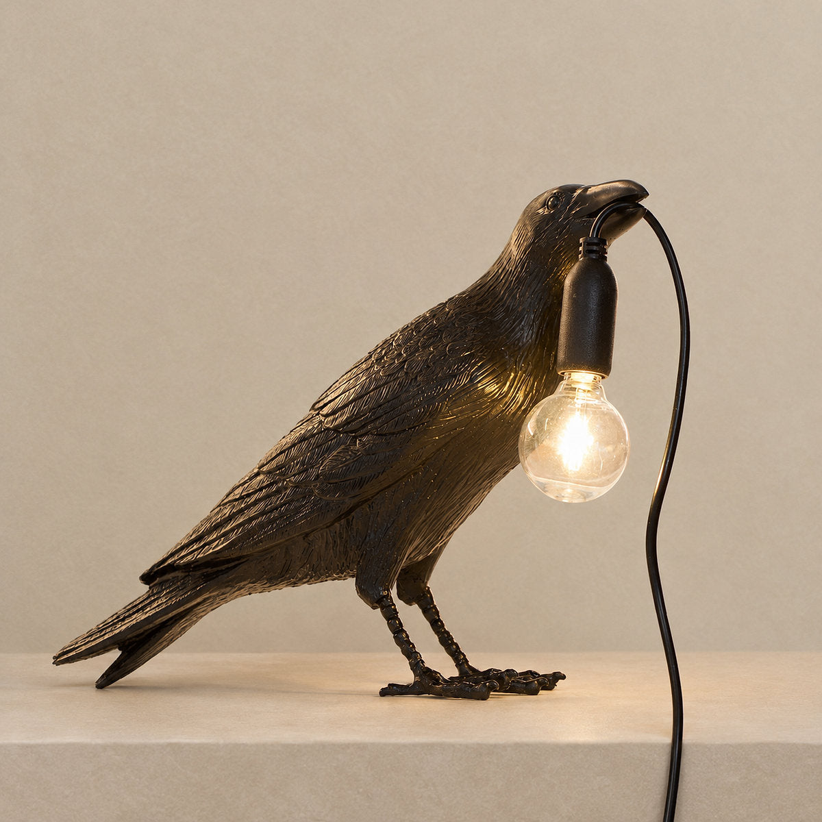 Sculptural Bird Accent Table Lamp