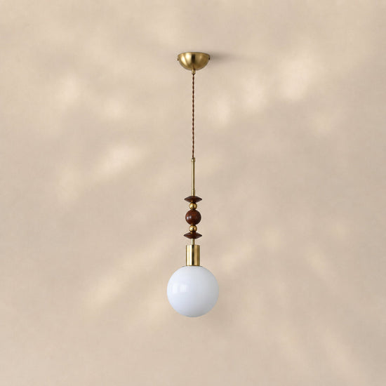 Artisan Wood and Glass Pendant Collection for Dining Room & Living Room