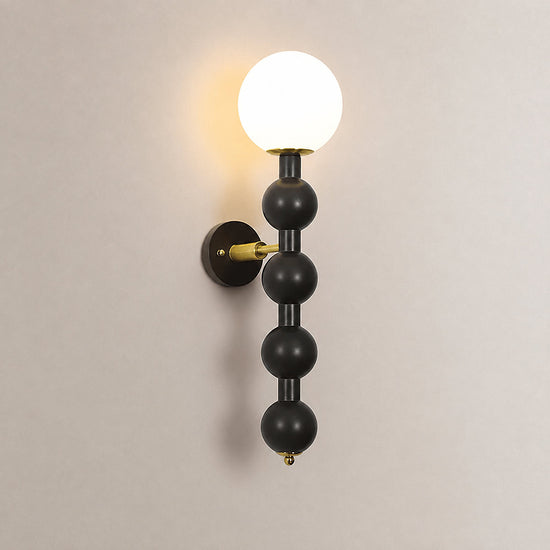 Bubbly Wall Lamp, Walnut for Living Room