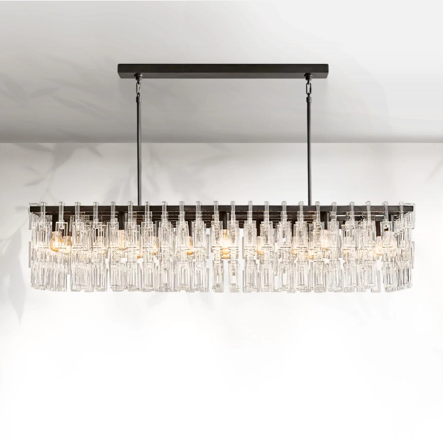Marigan Crystal Rectangle Chandelier 60"
