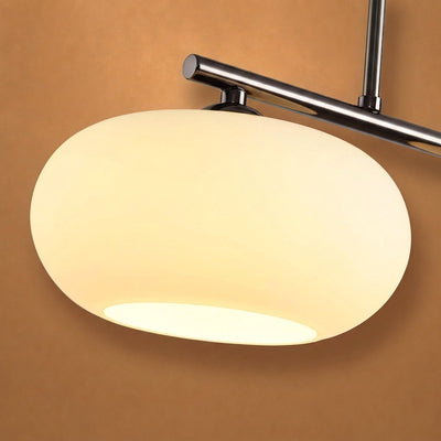 3-Light Linear Glass Pendant Fixture