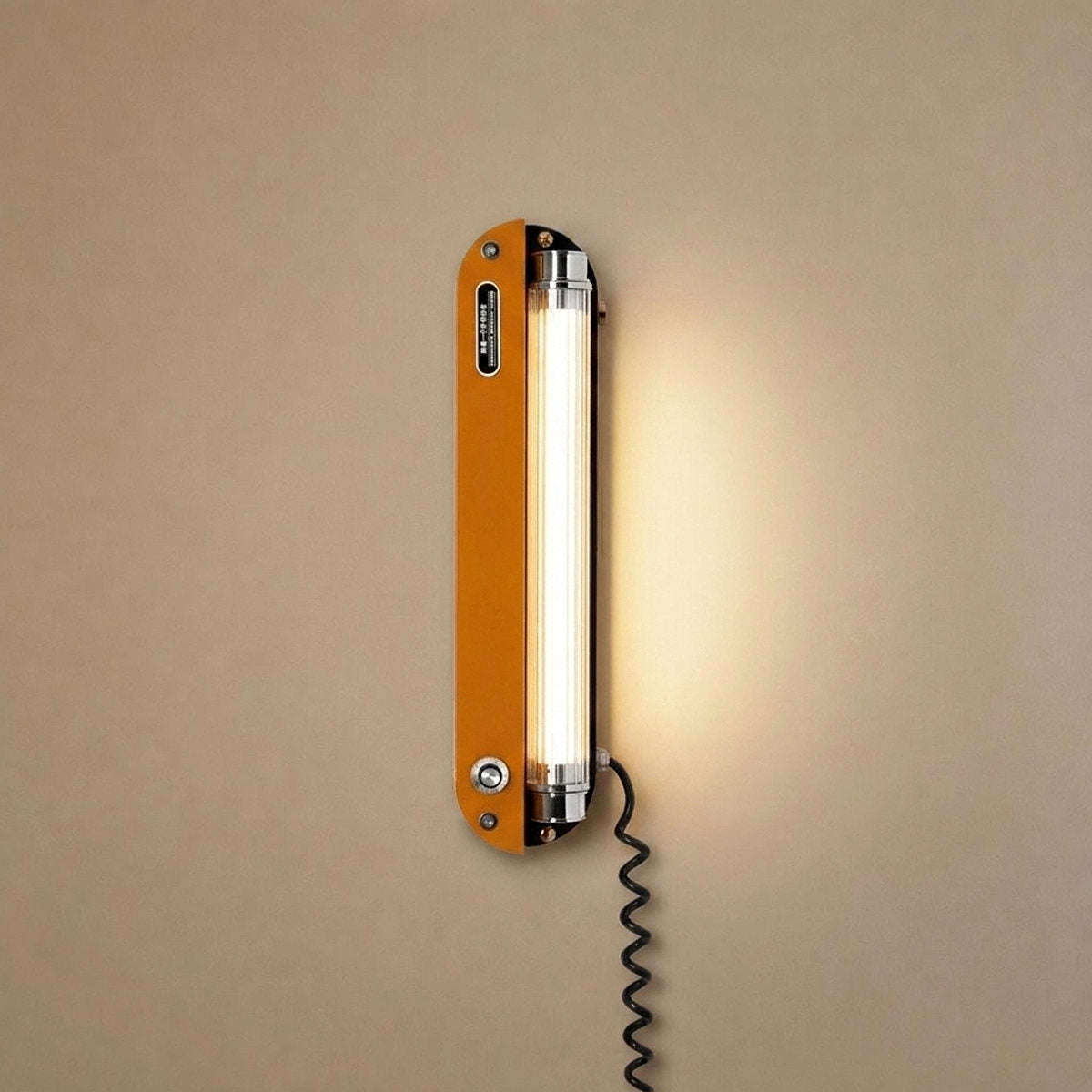 Edison Plug In Marlo Wall Lamp, L~R 23.6-Inch x H 3.5-Inch, Warm Light & US Plug for Living Room