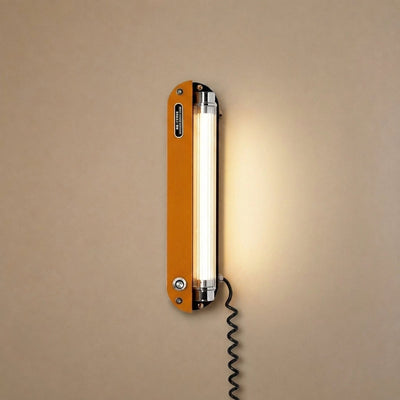 Edison Plug In Marlo Wall Lamp, L~R 23.6-Inch x H 3.5-Inch, Warm Light & US Plug for Living Room
