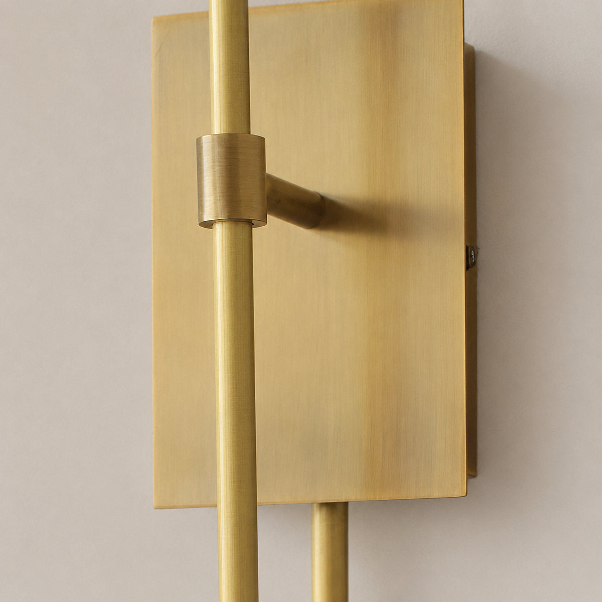 Double Arrow Wall Lamp, 3.9~5.5-Inch x H 23.6-Inch, Antique Brass (brass) for Living Room