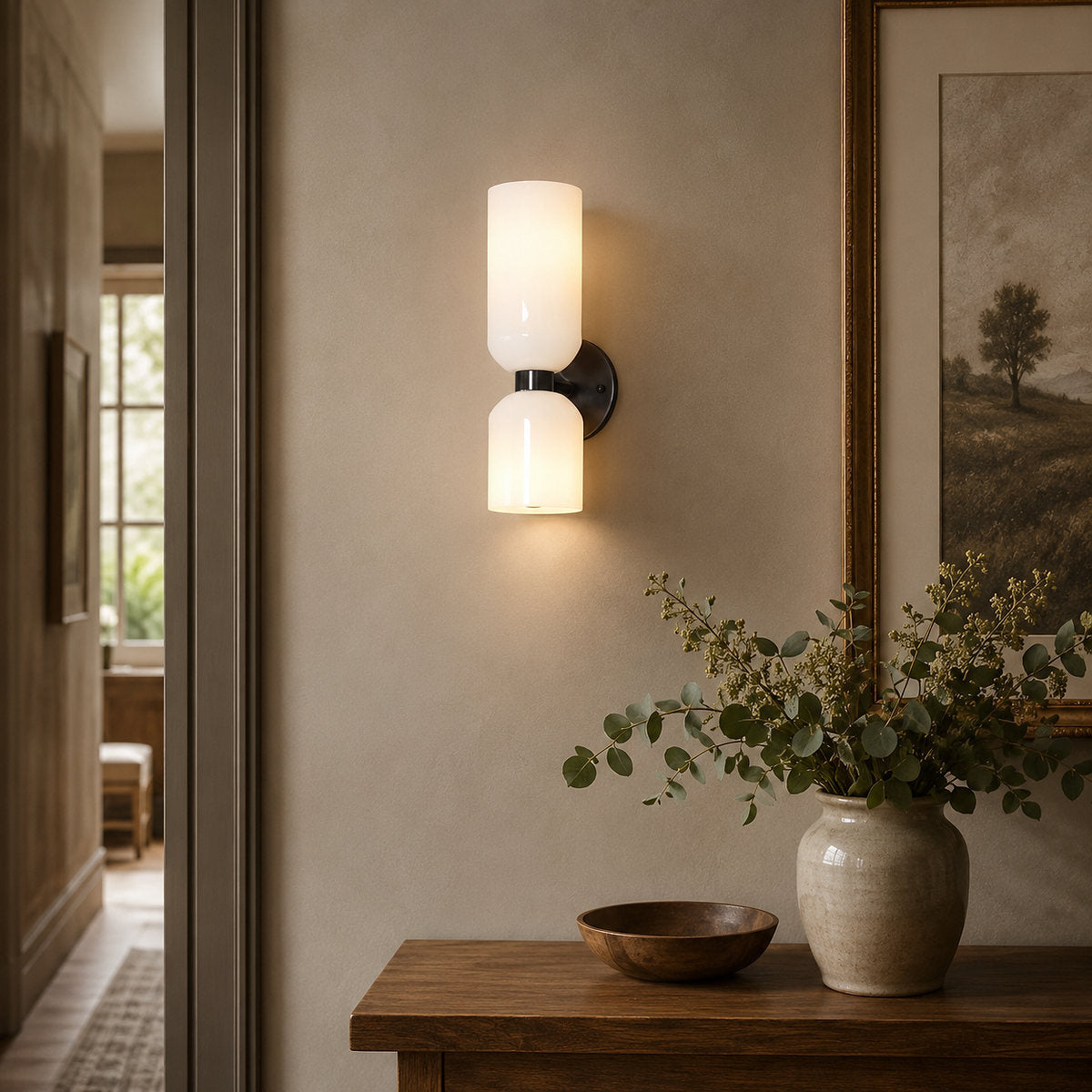 Edie Wall Lamp, 4.7-Inch x H 13.8-Inch, Gold for Living Room