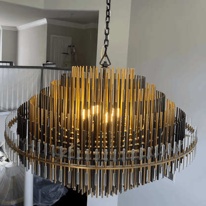 Emilo Sculpture Round Chandelier
