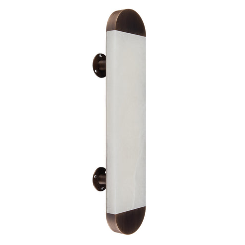 Ghost alabaster wall sconce