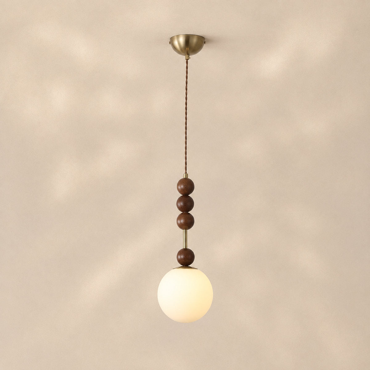 Artisan Wood and Glass Pendant Collection for Dining Room & Living Room
