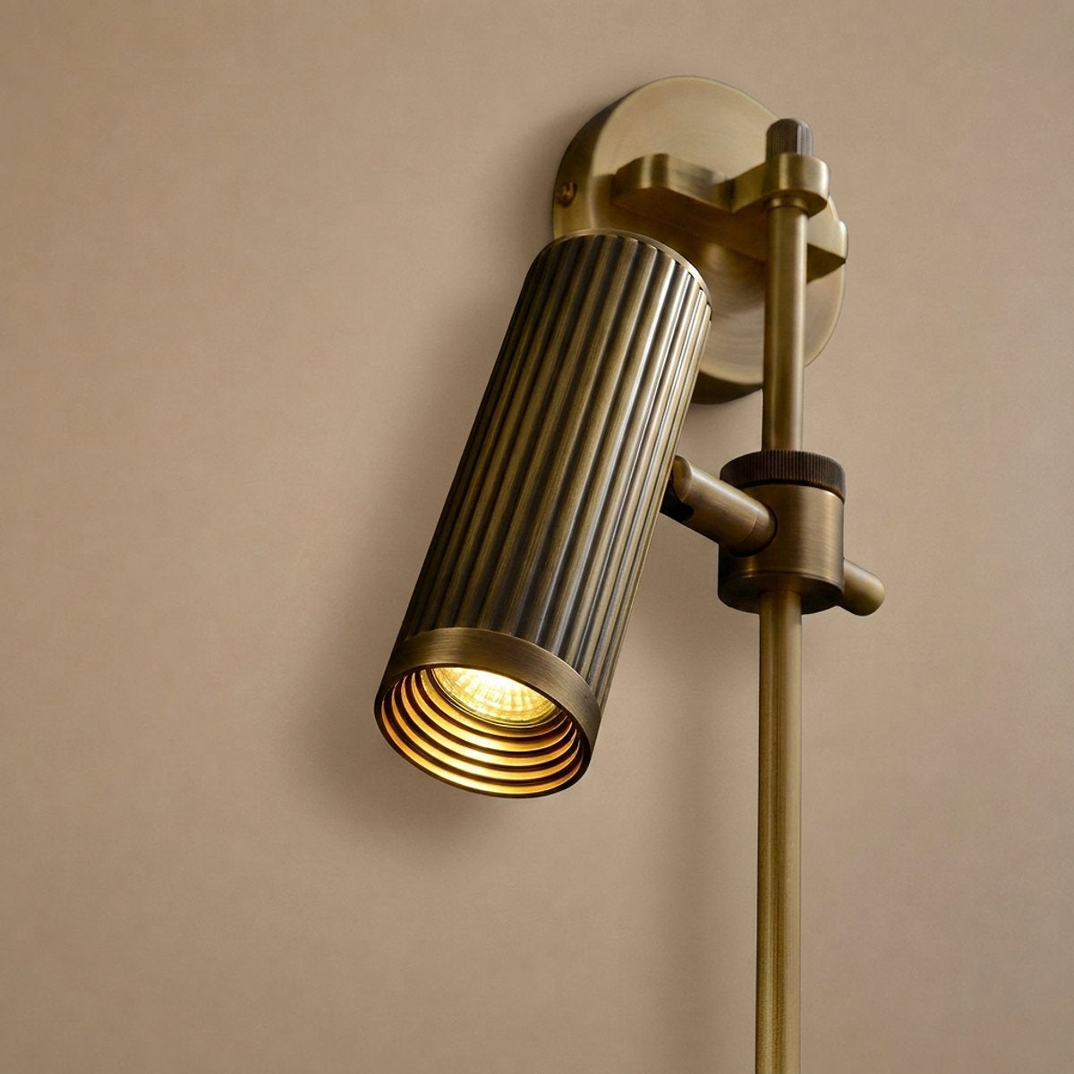 Spot Rail Wall Lamp,6.7~ 9.4-Inch x H 21.7~28-Inch, Bronze for Living Room