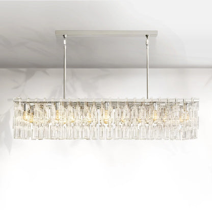 Marigan Crystal Rectangle Chandelier 60"