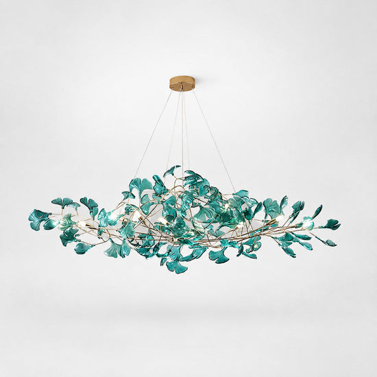 Tricolordeer Botanical Linear Multi-Light Chandelier